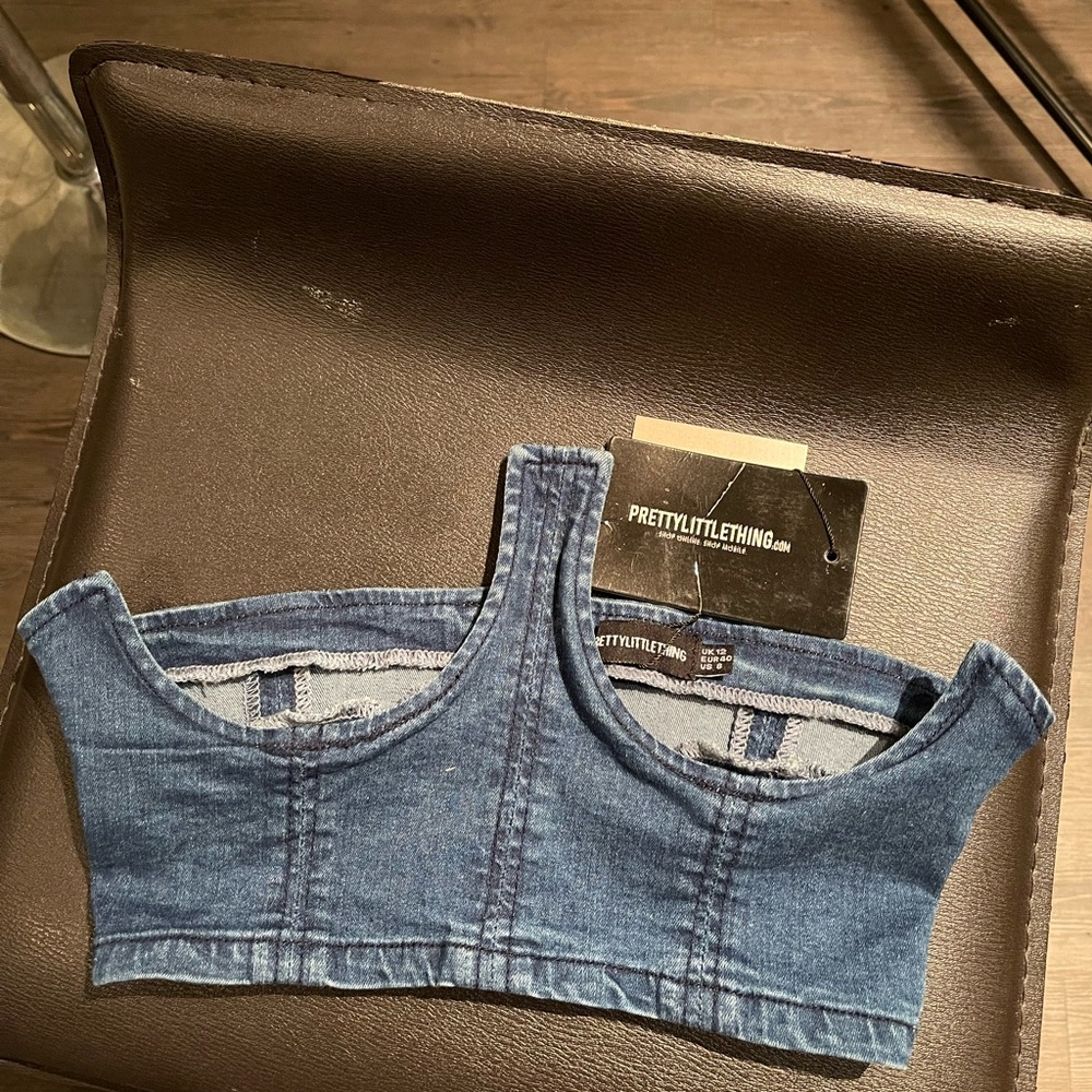 PLT Underwired Bustier Denim